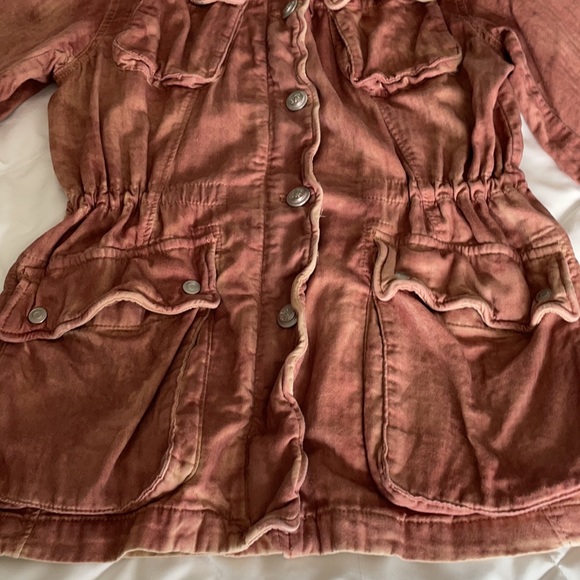 Free People Distressed Army Utility Jacket Not Your Brother’s Surplus - Picture 6 of 16